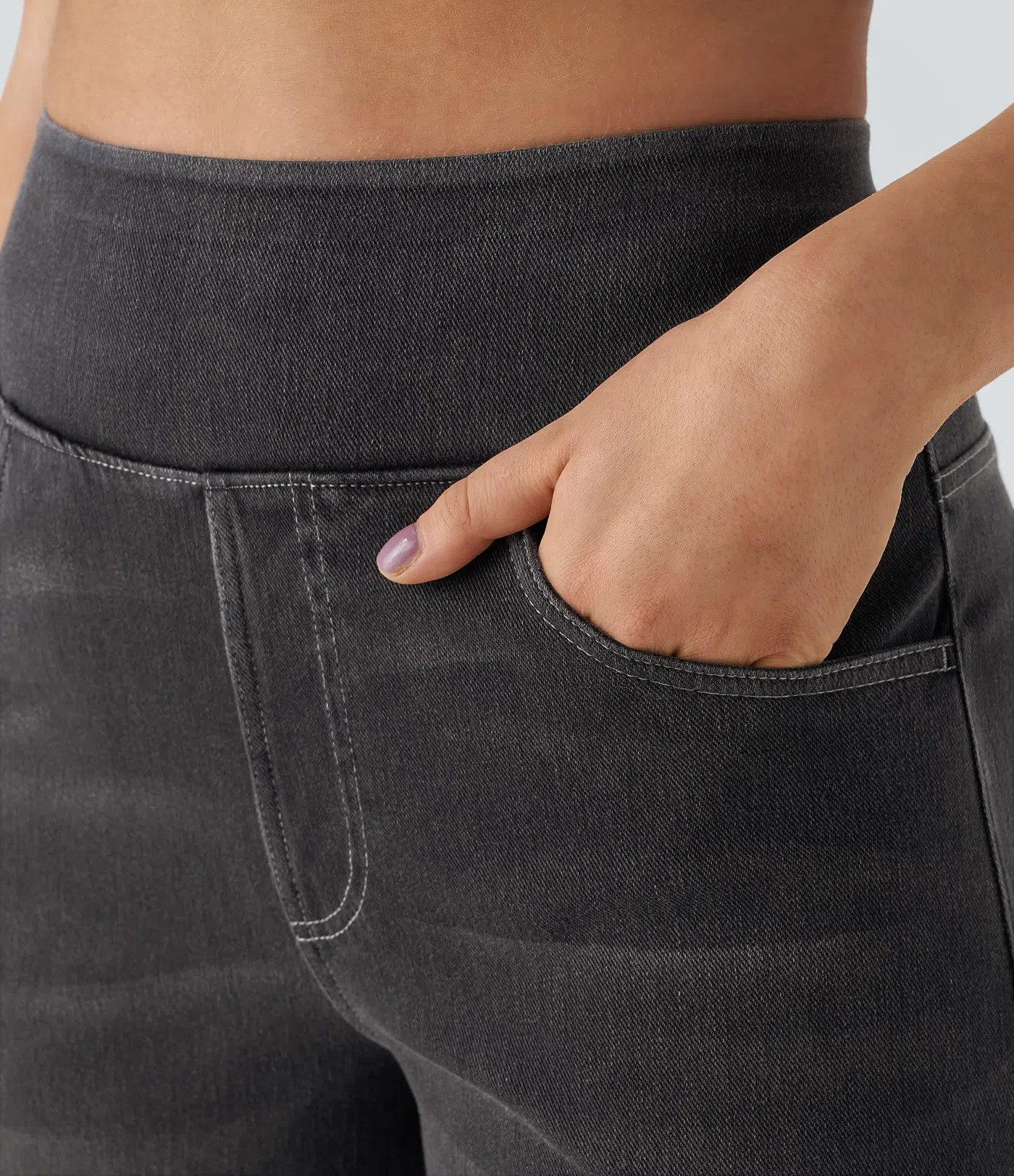 High waist wide-leg Jeans