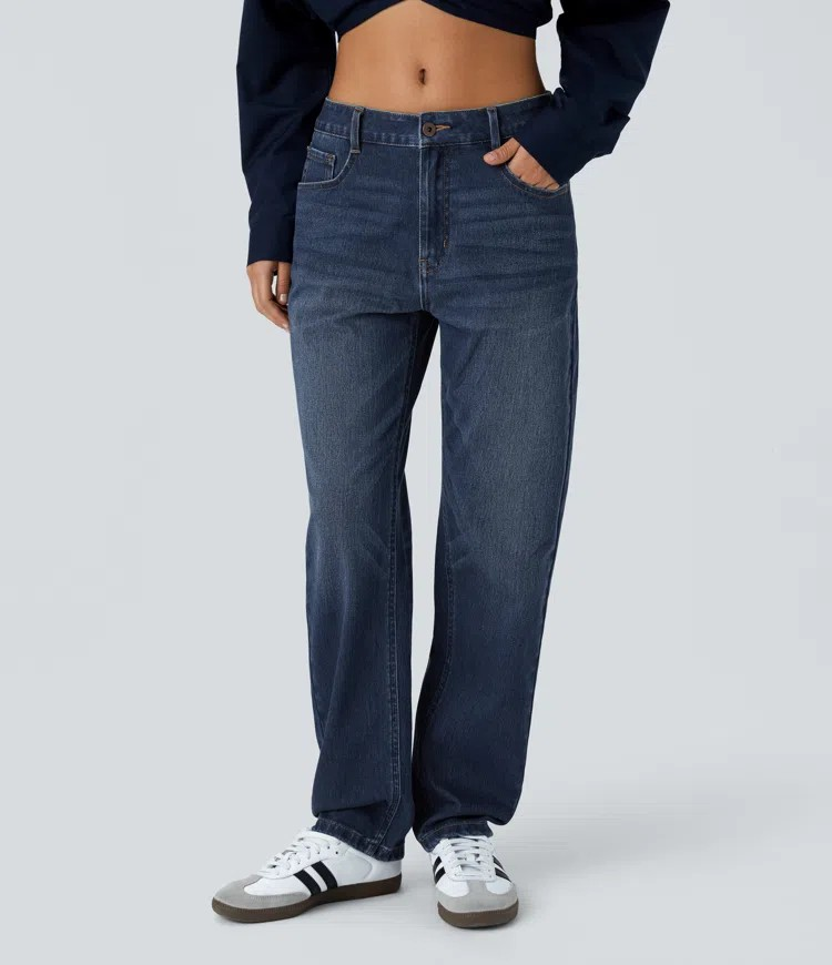 Faded Mom Jeans