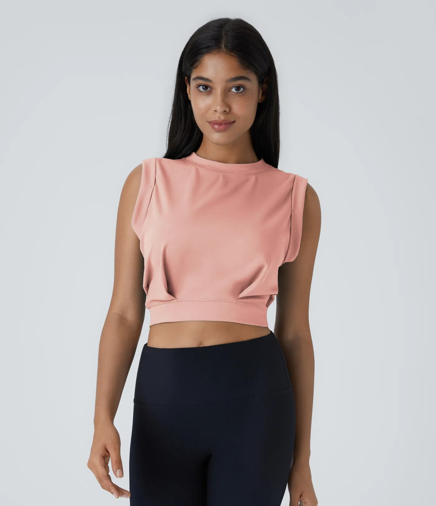 Sleeveless Crop Yoga Tank