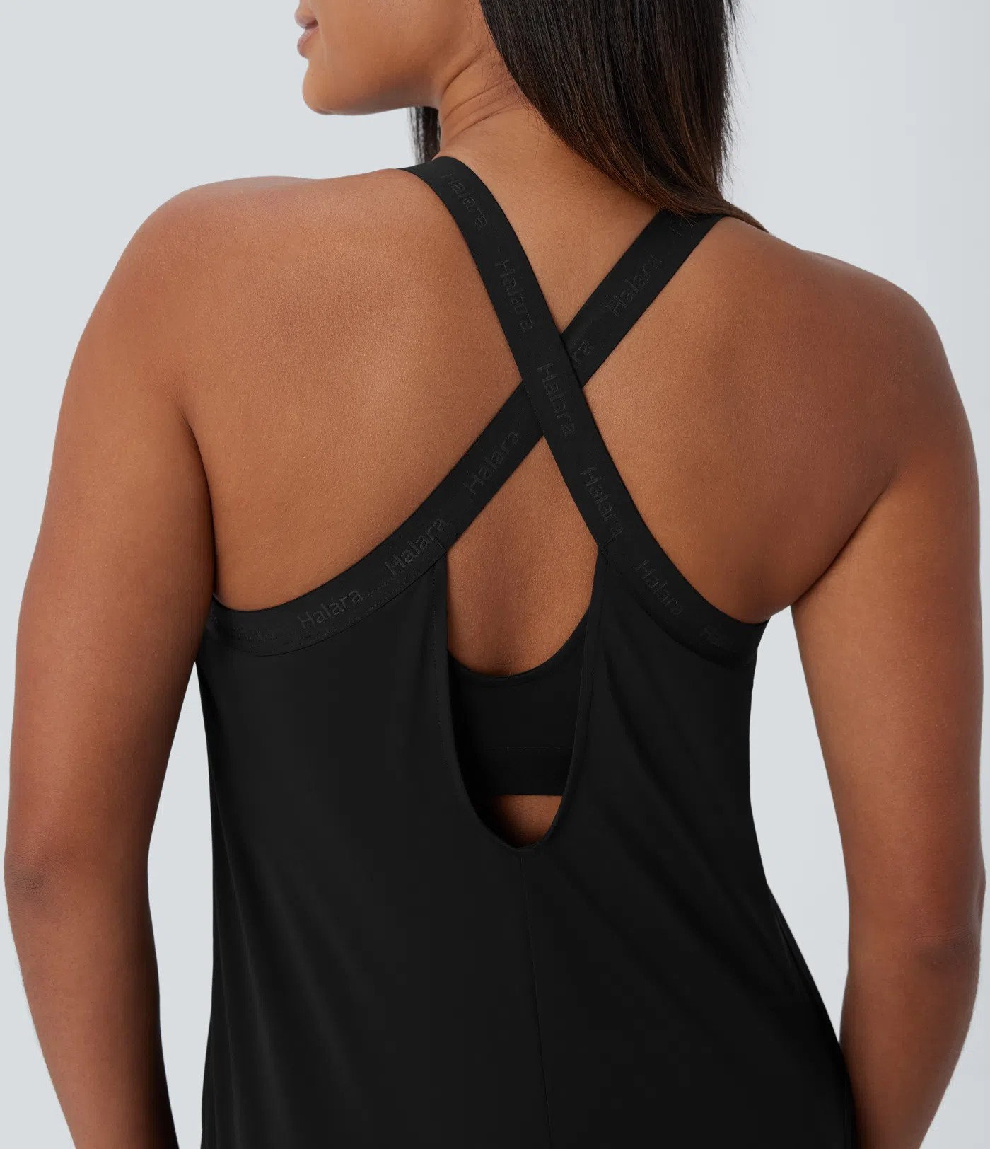 Backless Cross-Back Yoga Tank