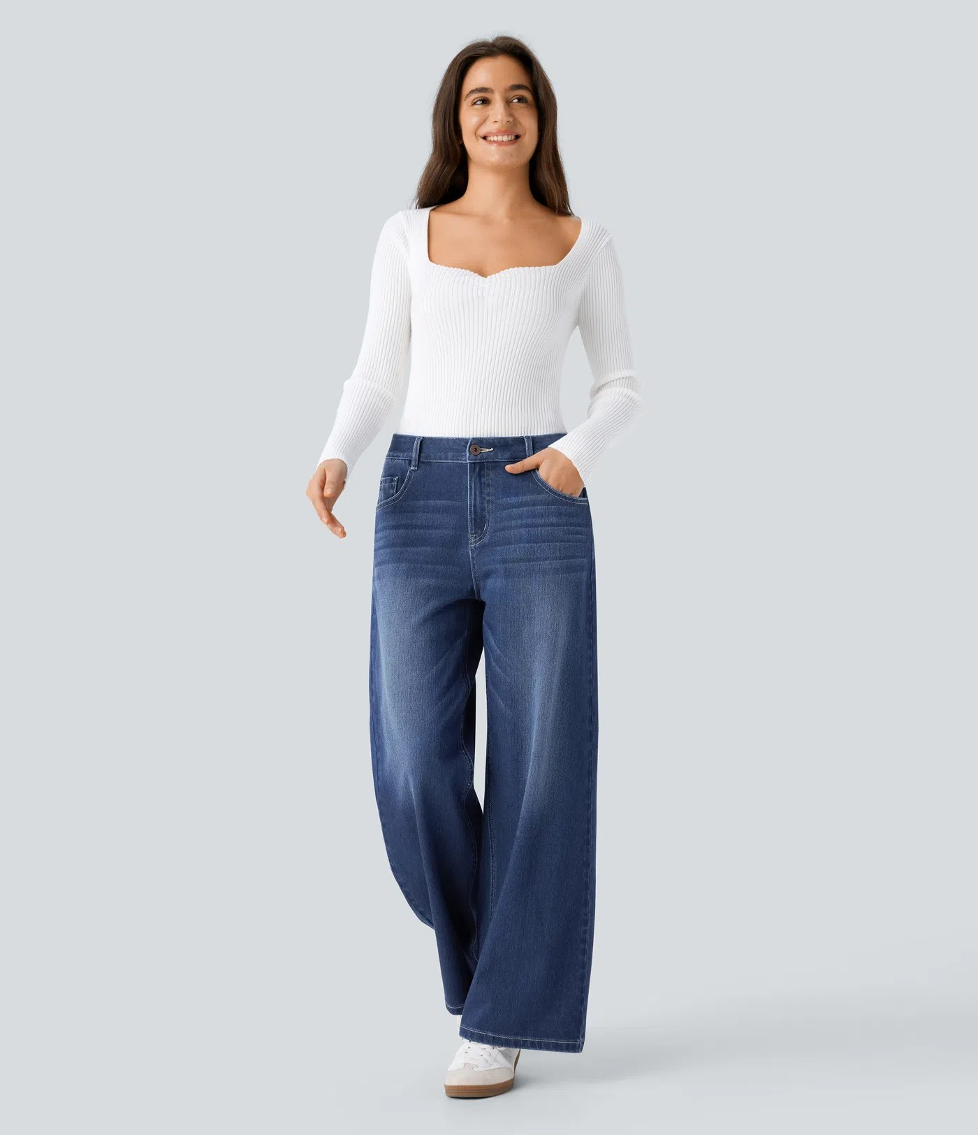 Vibe Faded Baggy Jeans