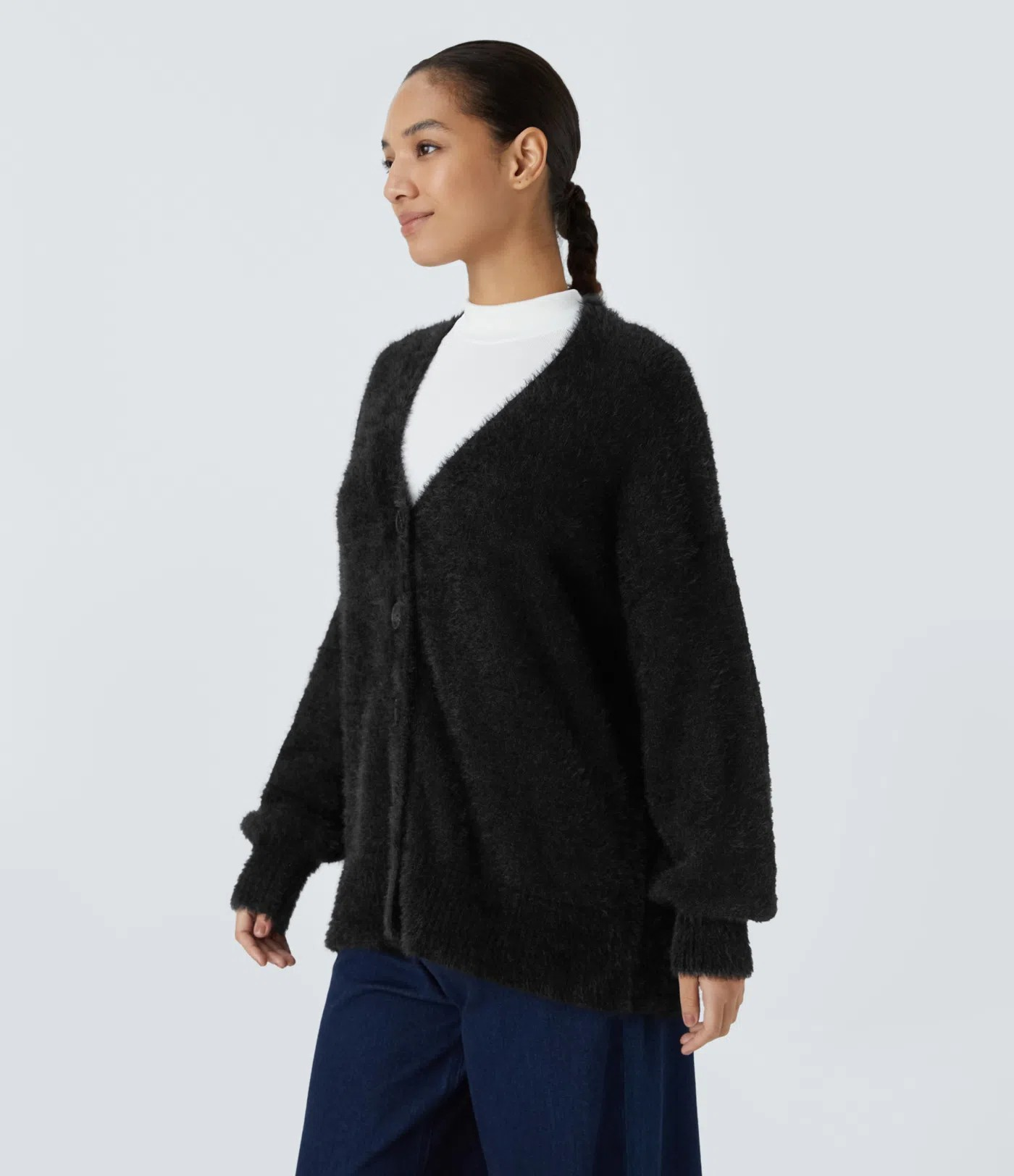 Bishop Sleeve Cardigan
