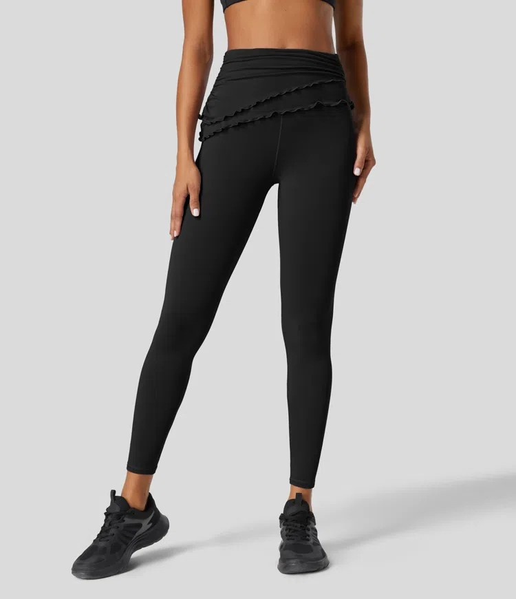 Plush ankle yoga leggings