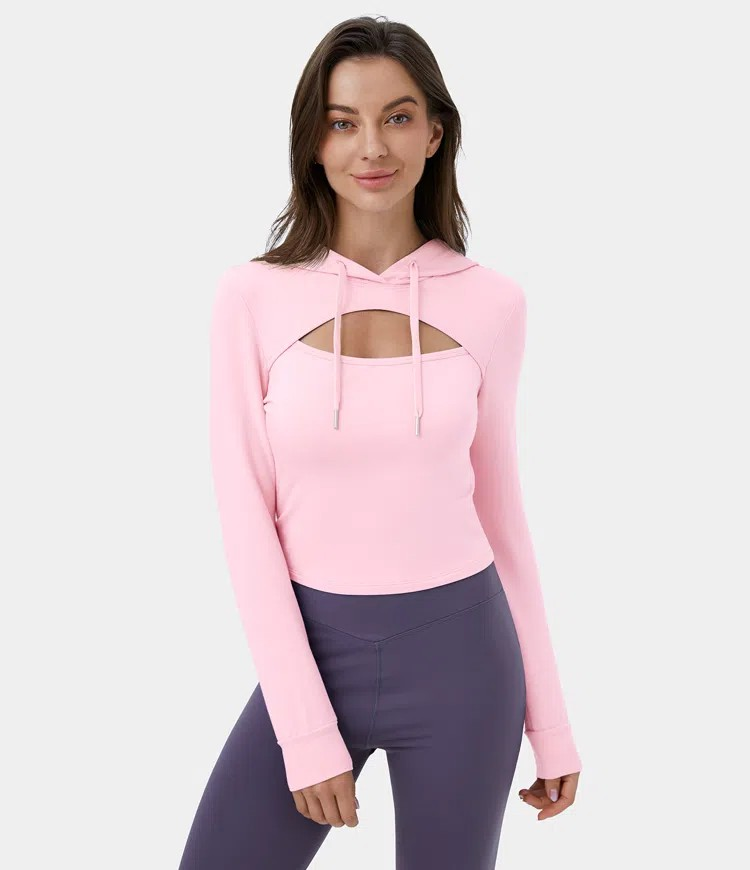 Cutout Hoodie sweatshirt