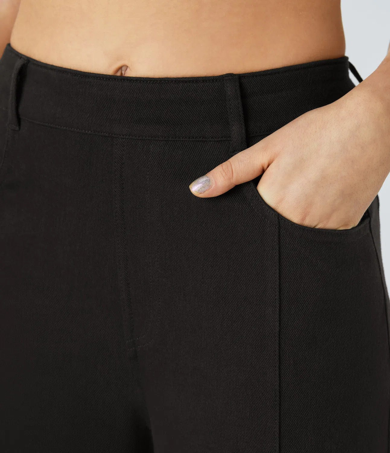 Lace-Wide Leg Jeans
