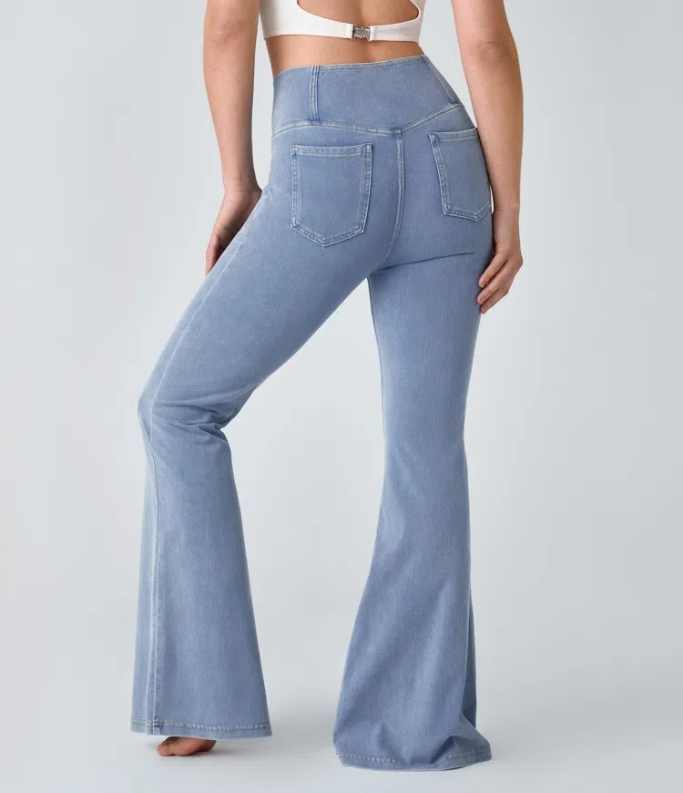 Crossover Flared Jeans