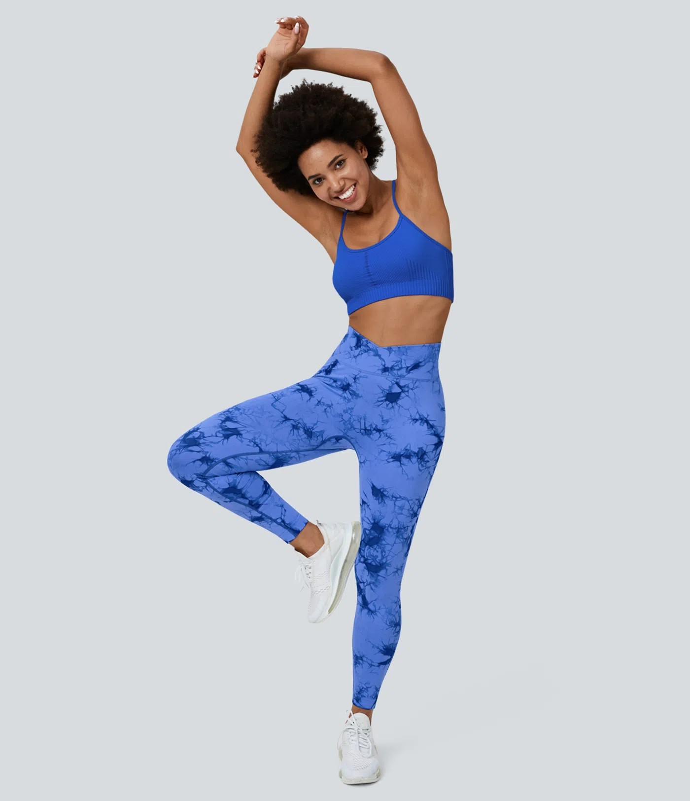 Crossover Scrunch Yoga Leggings