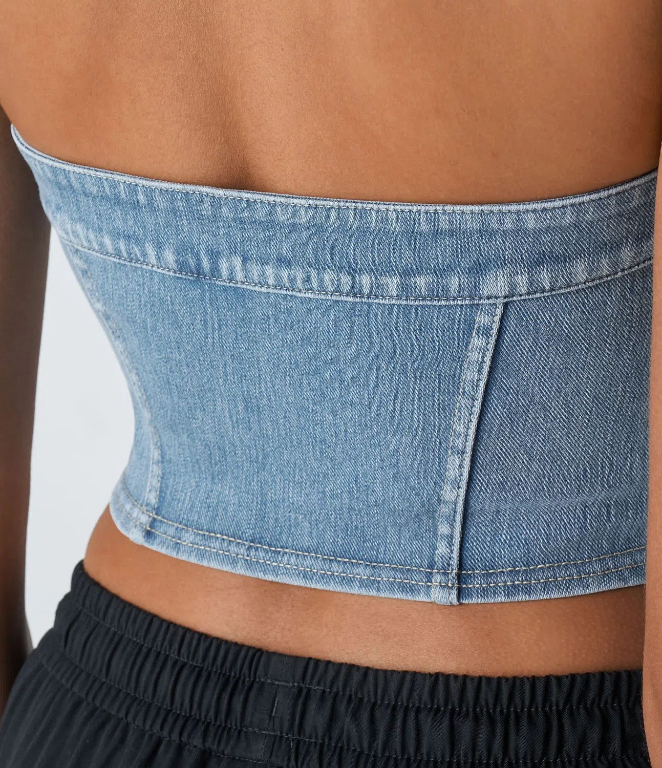 Backless Button Tank
