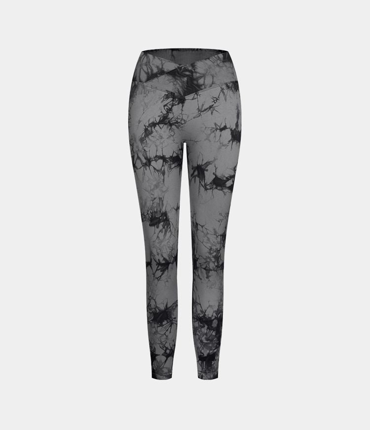 Crossover Scrunch Yoga Leggings