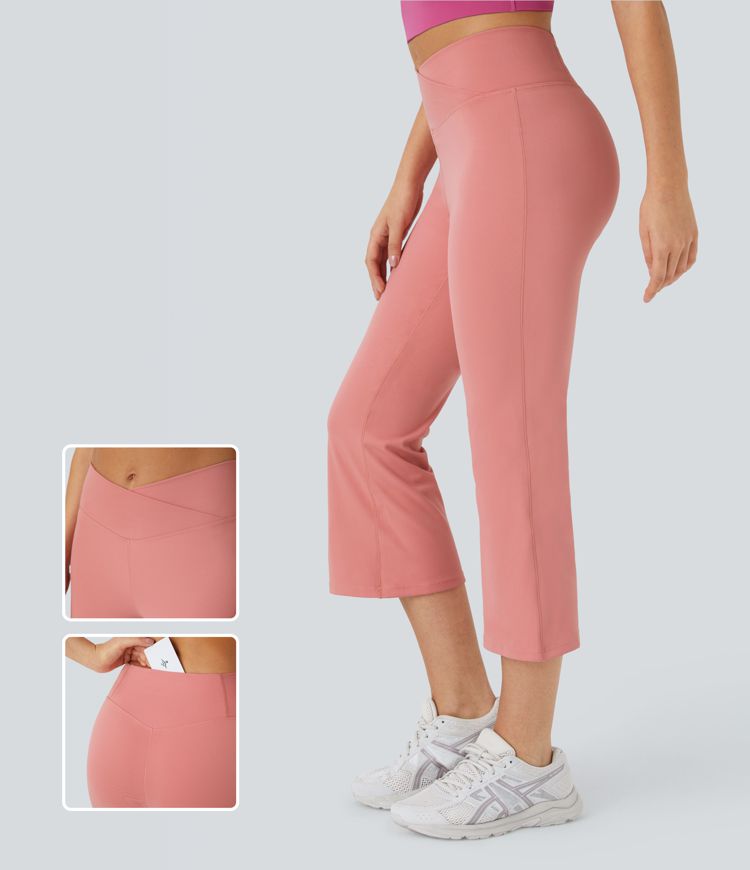 Cross back leggings