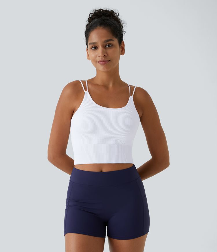 Seamless V-Back Yoga Tank