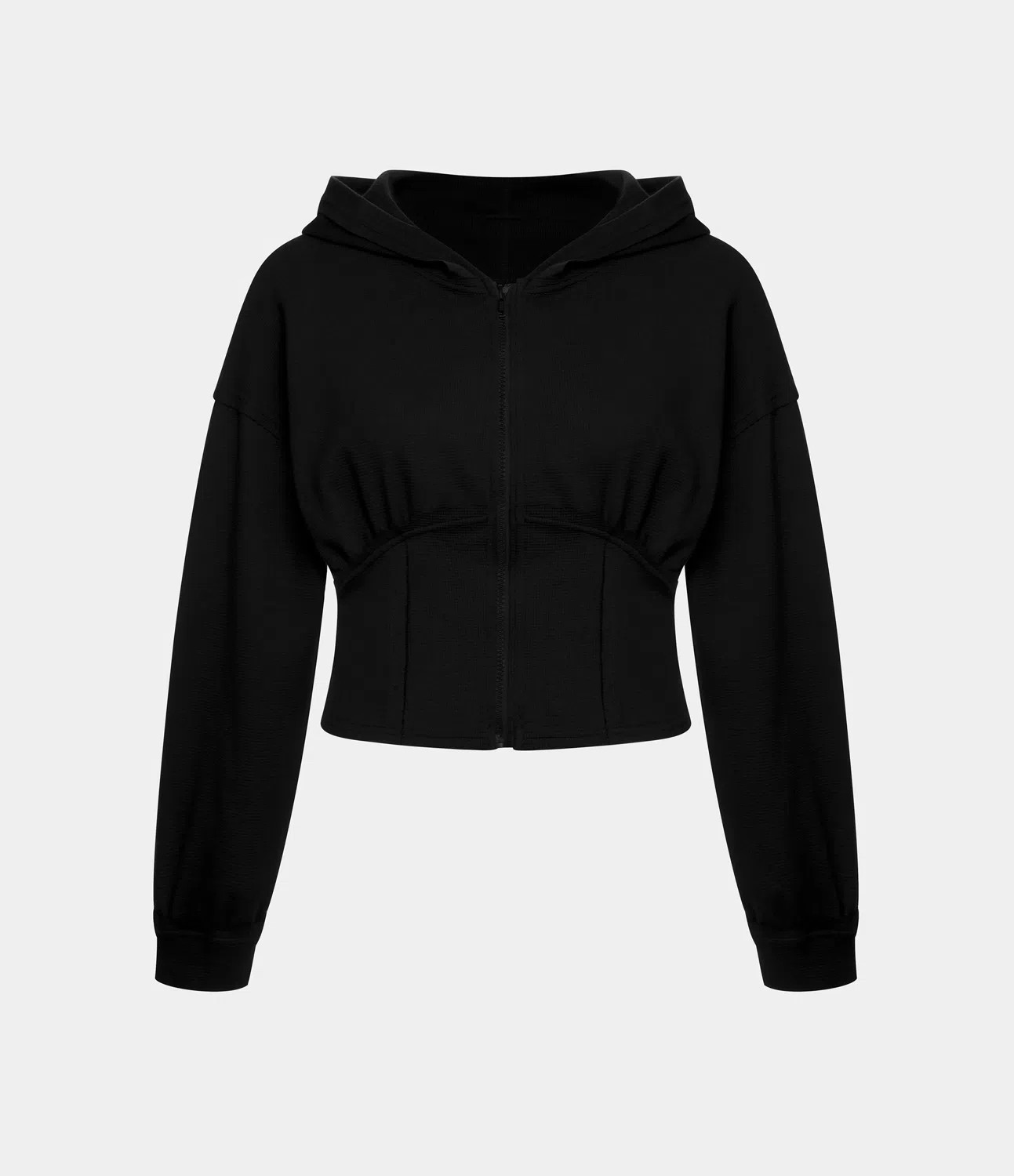 Zip Corset Hoodie sweatshirt