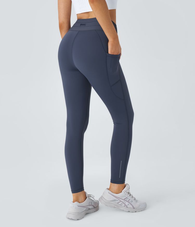 Reflective 7/8 Ribbed Leggings