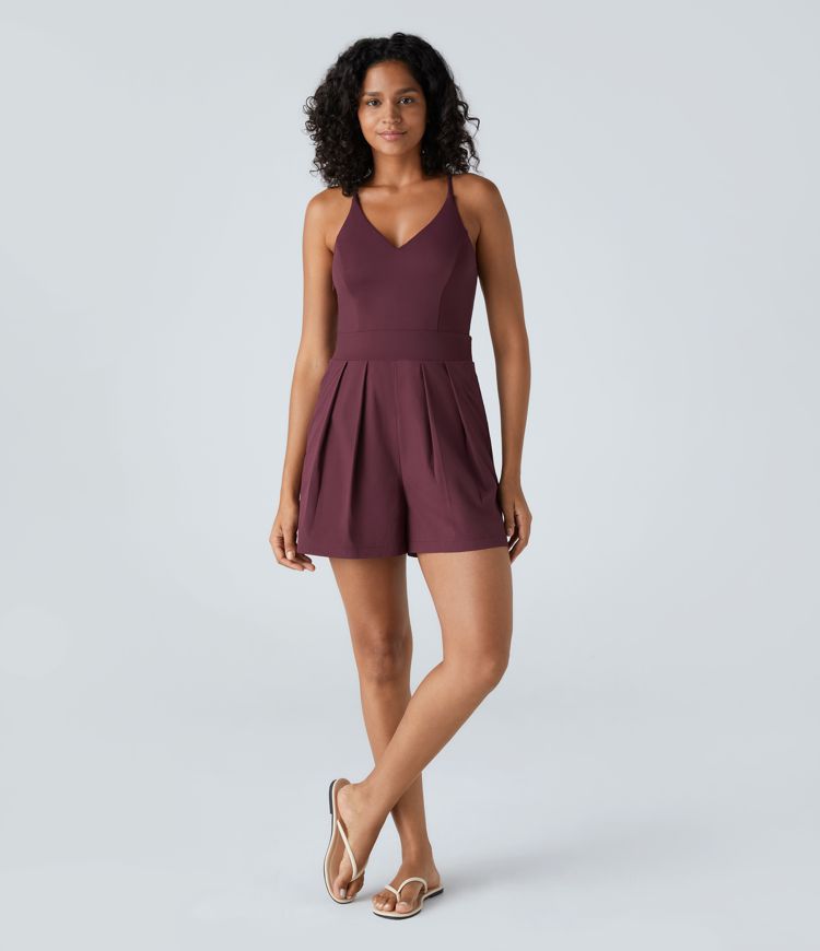 Breezeful Quick-Dry Backless Jumpsuit