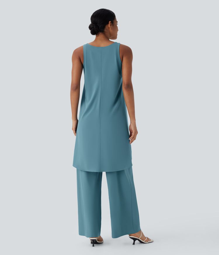 V-Neck Crossover Tank