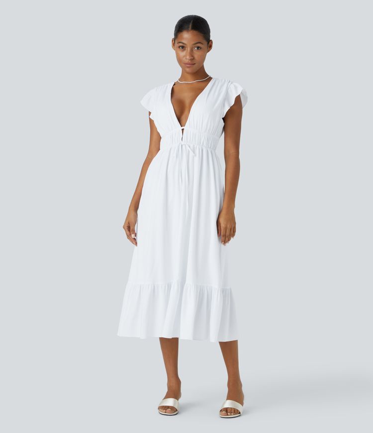 V-Butterfly Bridesmaid dress