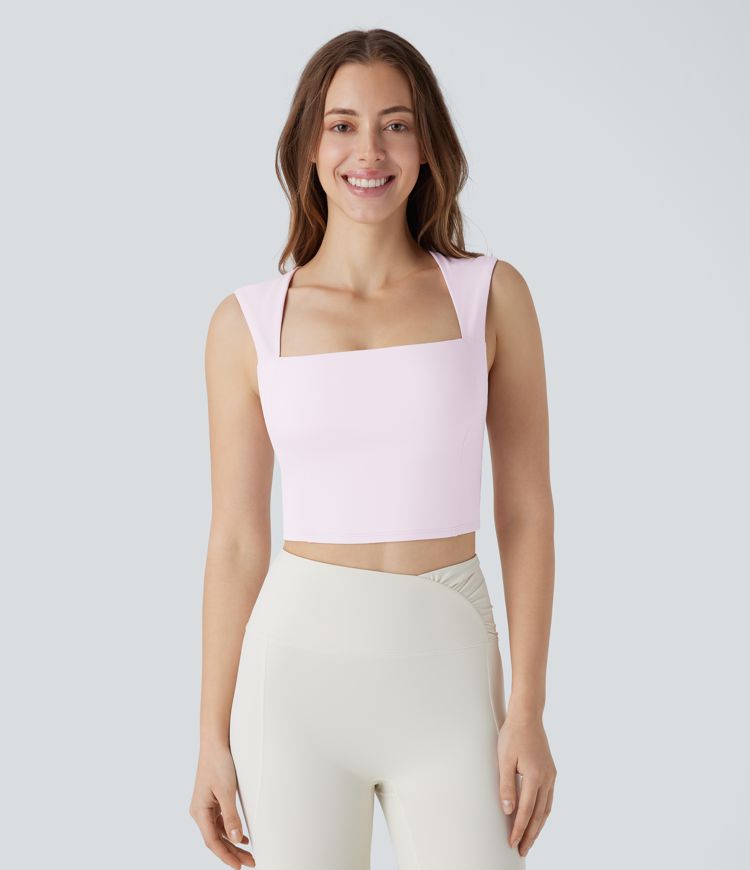 Airy Square Neck Pickleball Tank