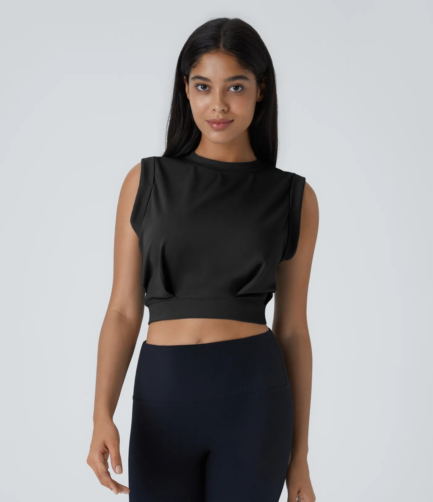 Sleeveless Crop Yoga Tank