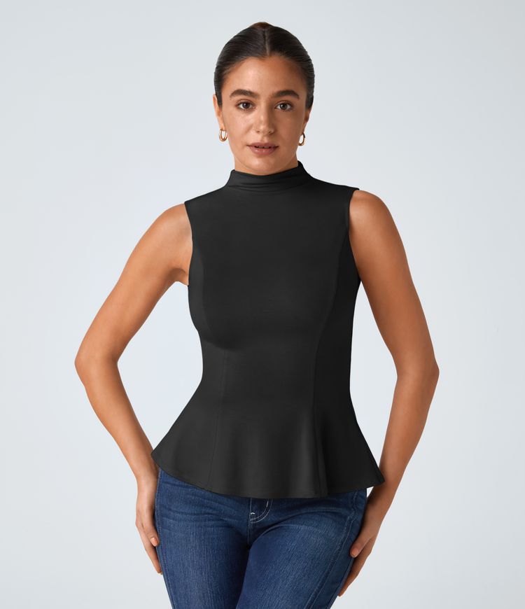 Casual Peplum Tank