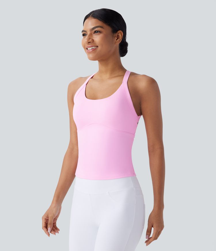 Plush Twist Back Tank