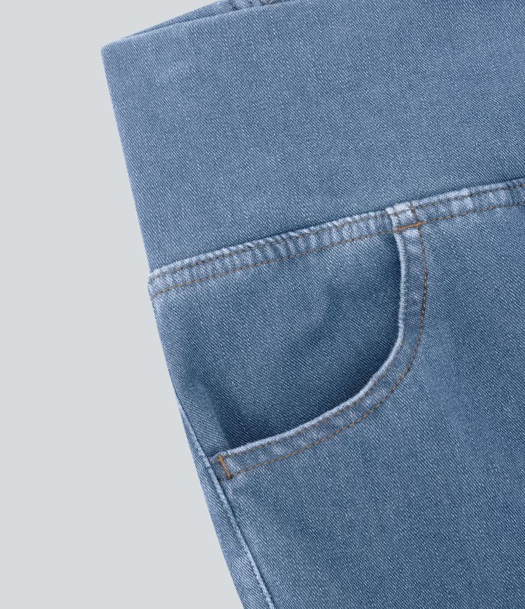 Crossover Flared Jeans