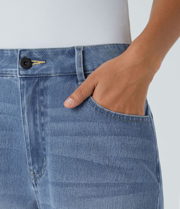 Faded Mom Jeans