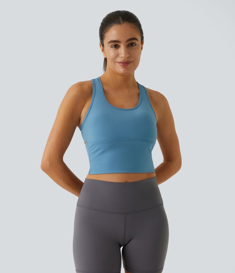 Backless Cutout Yoga Tank