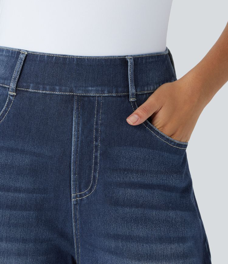 Stretchy Knit Jeans