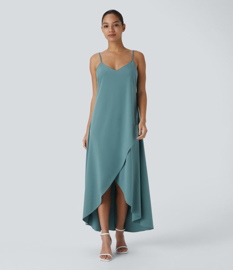 V-cross maxi dress