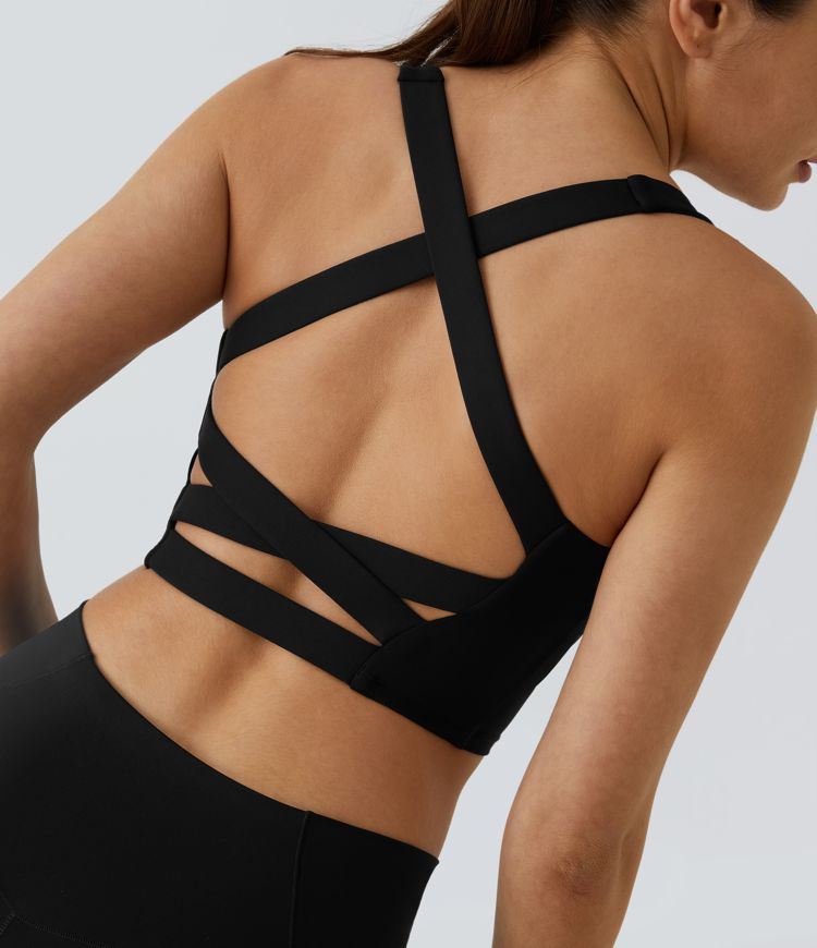 Backless Lace-Up Tank