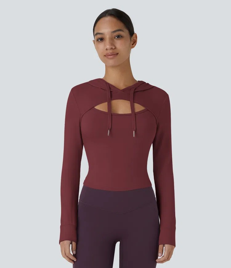 Cutout Hoodie sweatshirt