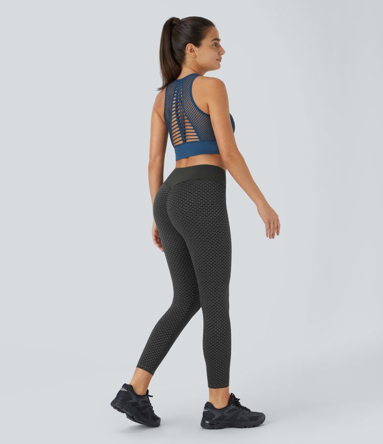 Highwaisted honeycomb leggings