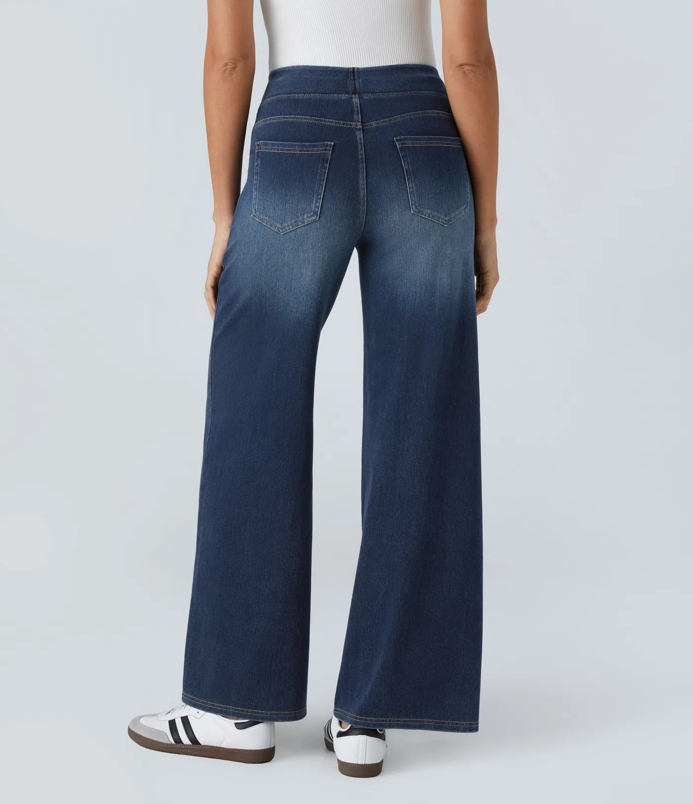 High waist wide-leg Jeans