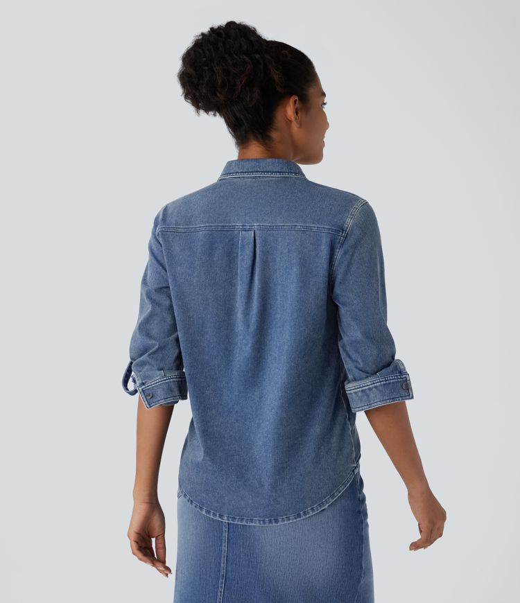Denim Button Shirt