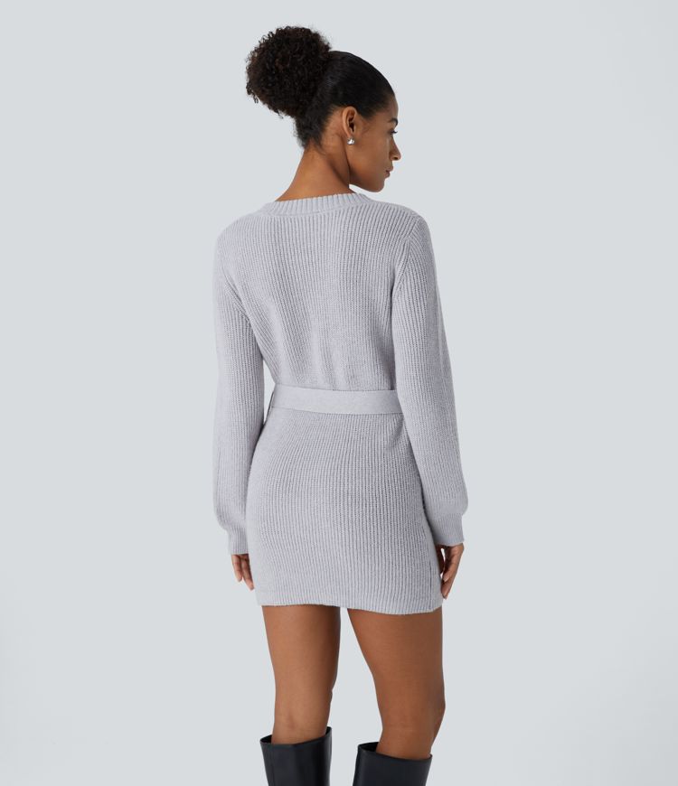 Mini sweater dress