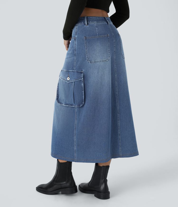 A-Line Cargo Skirt