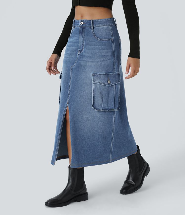 A-Line Cargo Skirt