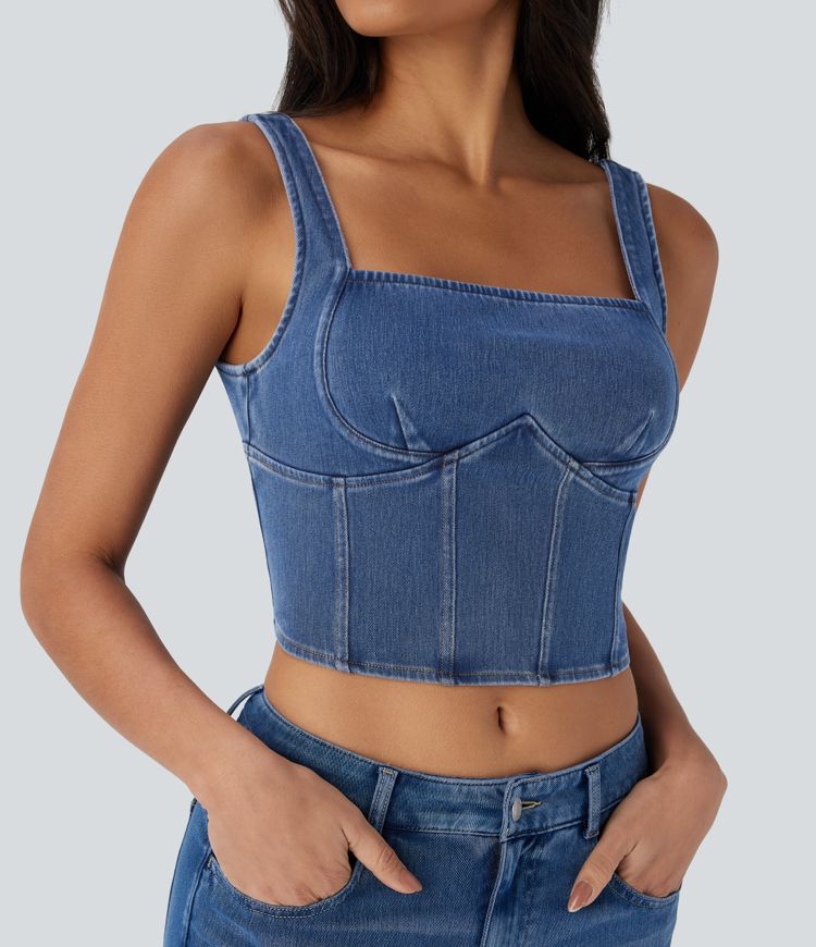 Backless Corset Tank