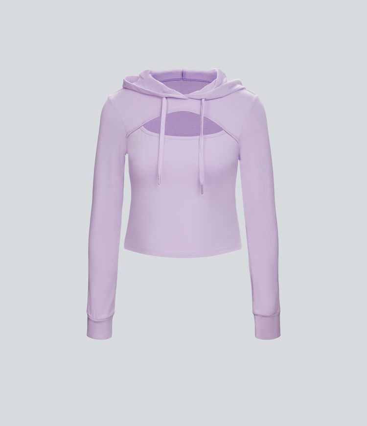 Cutout Hoodie sweatshirt