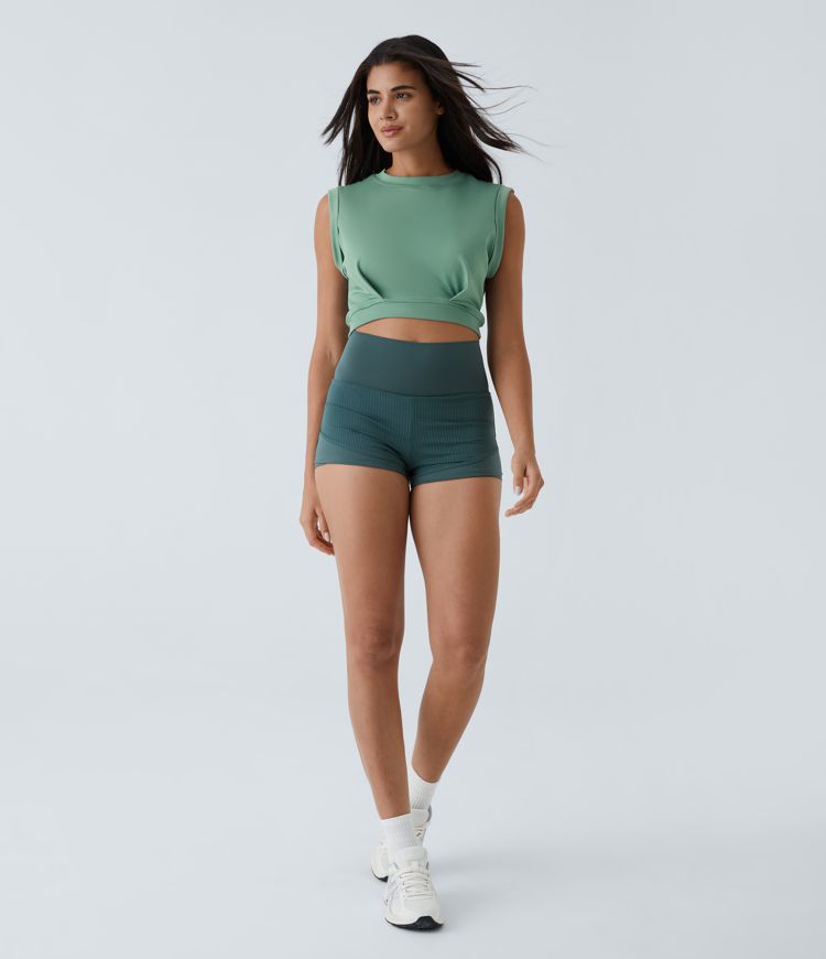 Sleeveless Crop Yoga Tank