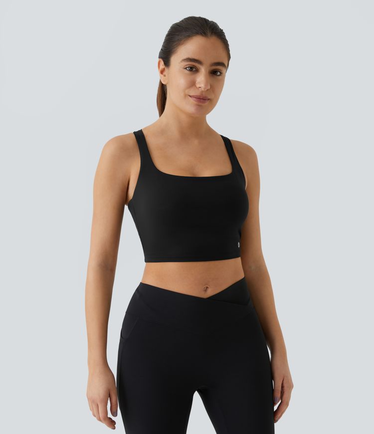 Backless Lace-Up Tank