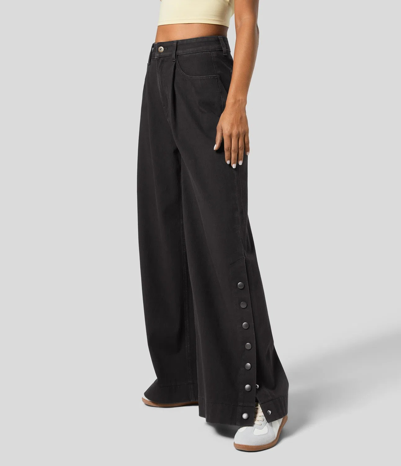 High Waisted Wide Leg Baggy Jeans