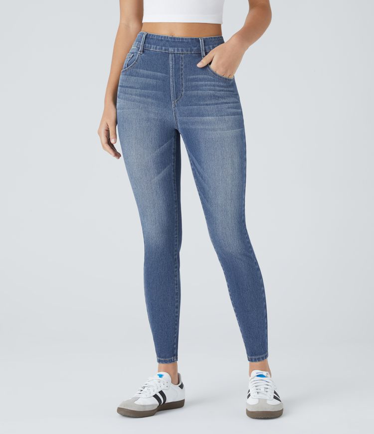 Flex Pull-On Skinny Jeans