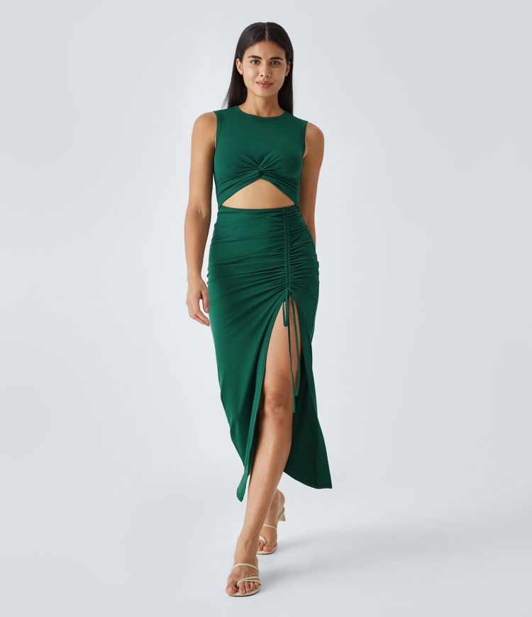 Twist fit dress