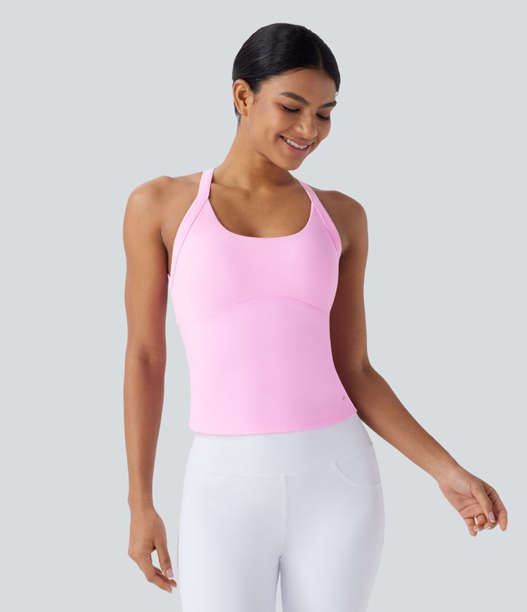 Plush Twist Back Tank
