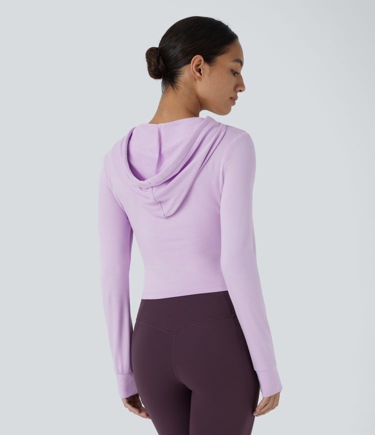Cutout Hoodie sweatshirt
