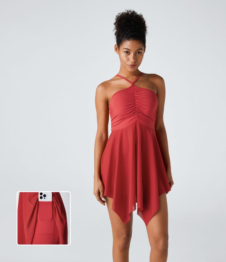Rib0lace leisure dress