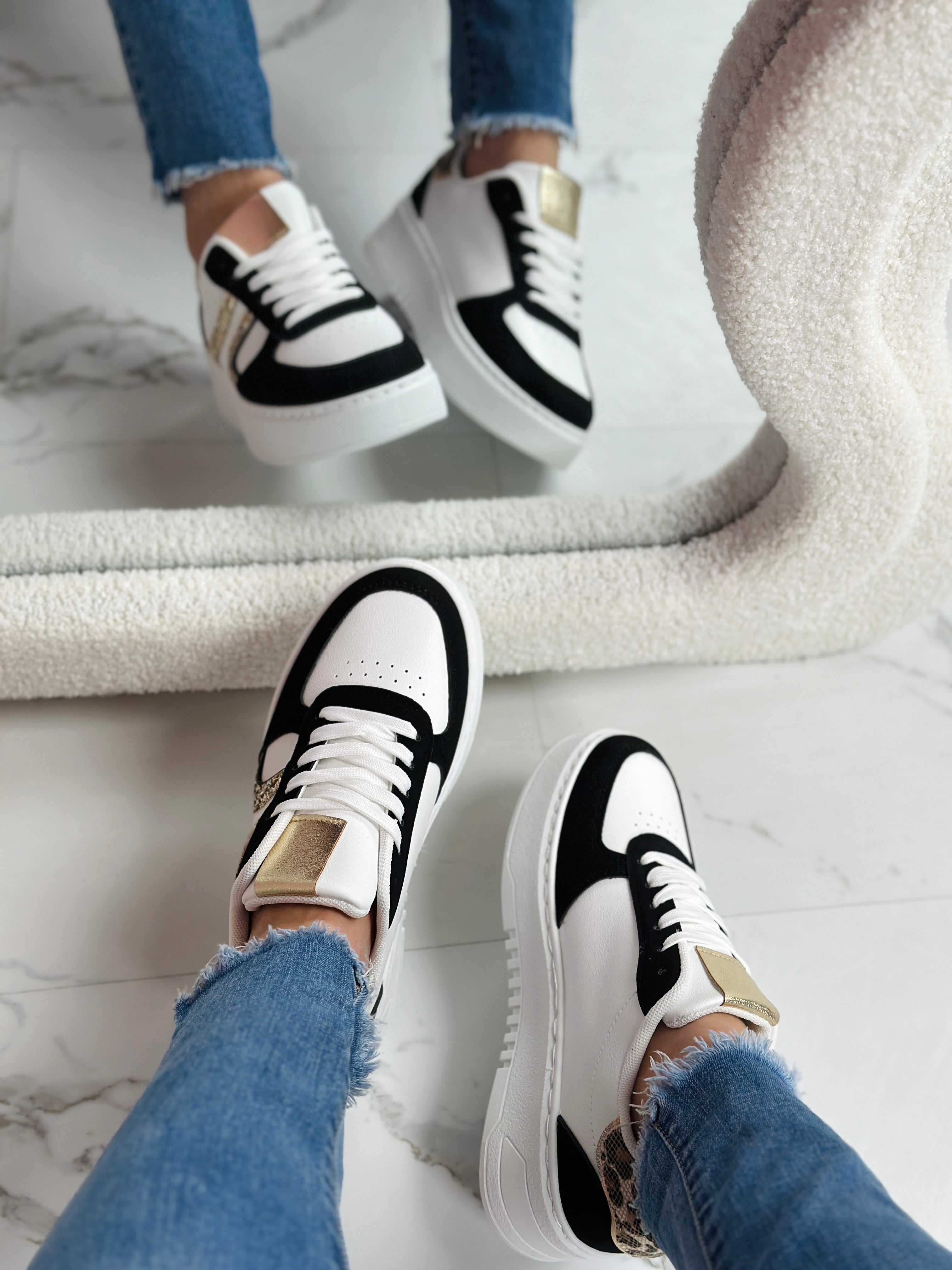 Athena Black Sneaker