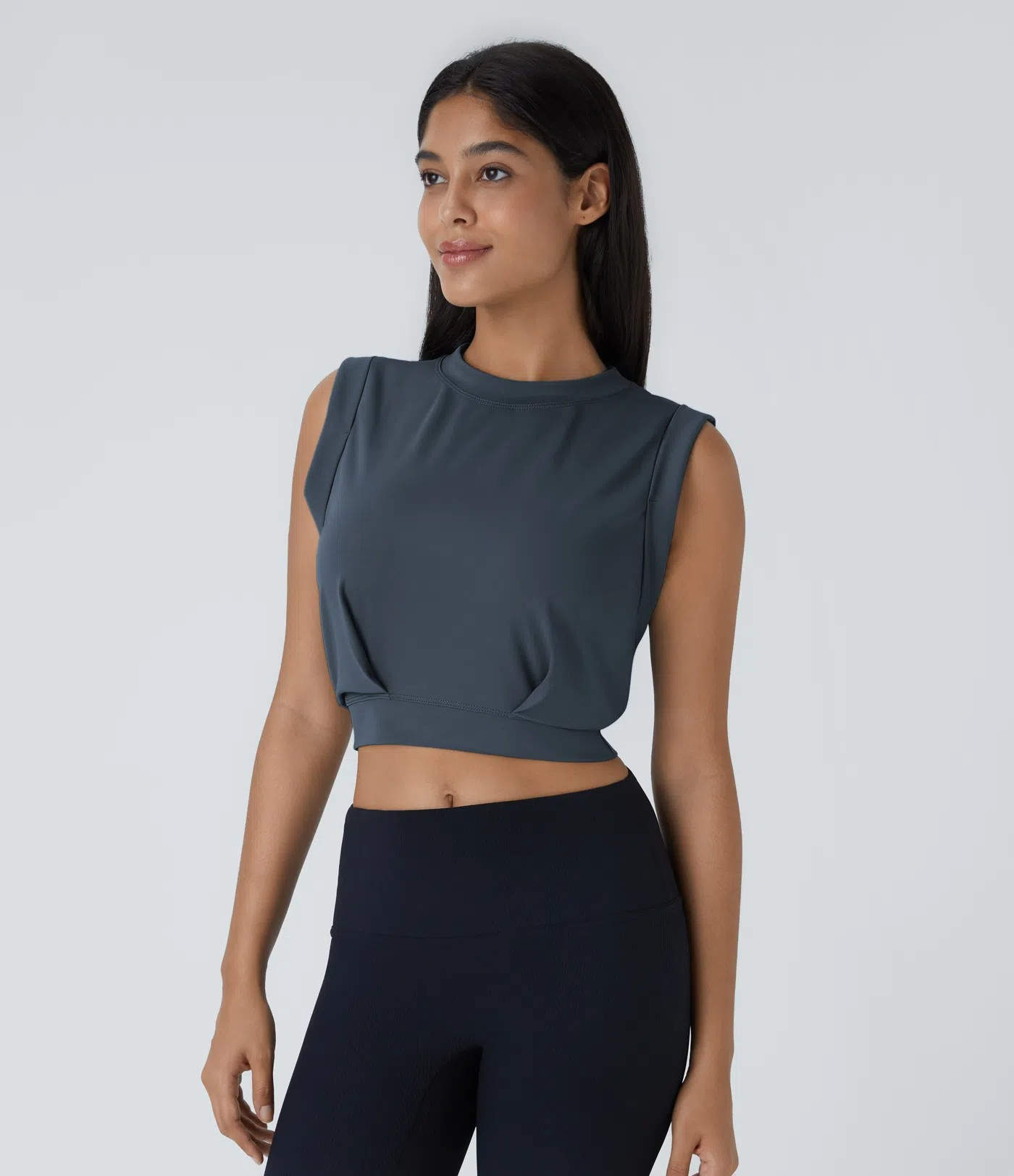 Sleeveless Crop Yoga Tank