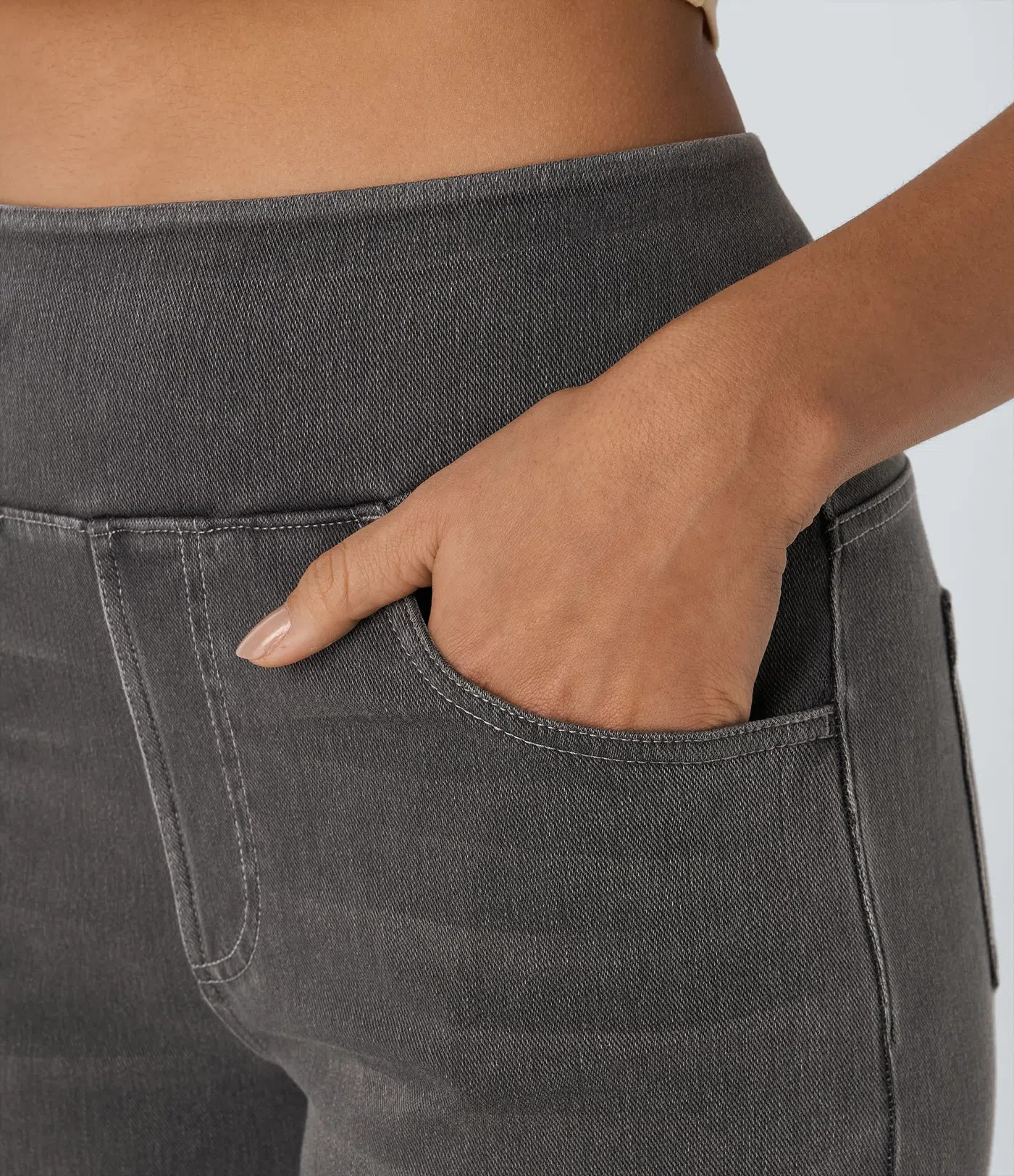 High waist wide-leg Jeans
